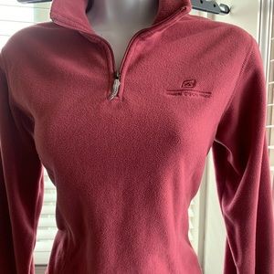 Fleece quarter zip pull over